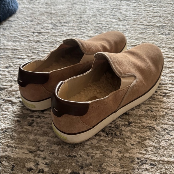 Cole Haan Men\'s Tan Slip-On Shoes